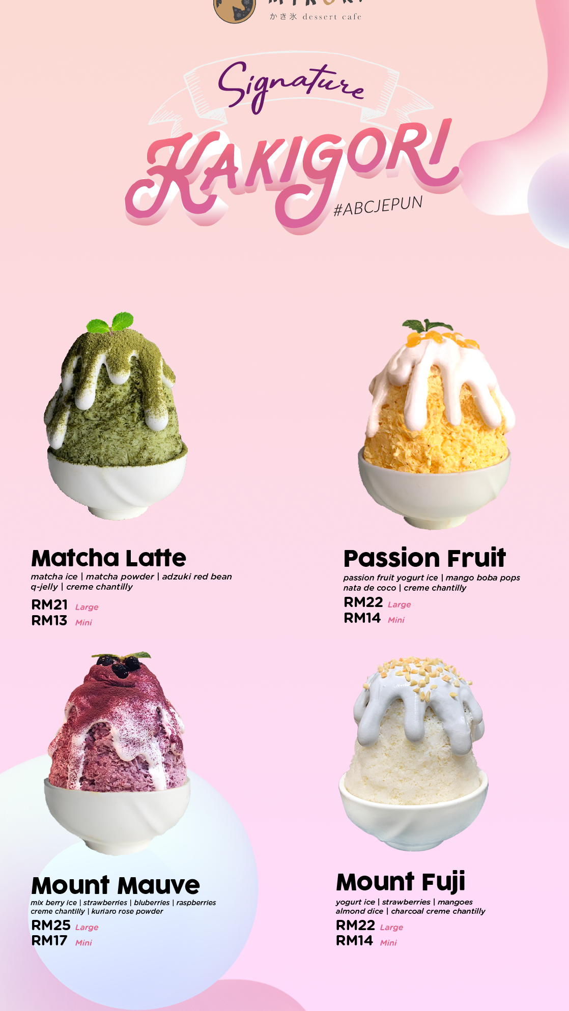 mykori dessert cafe kulai