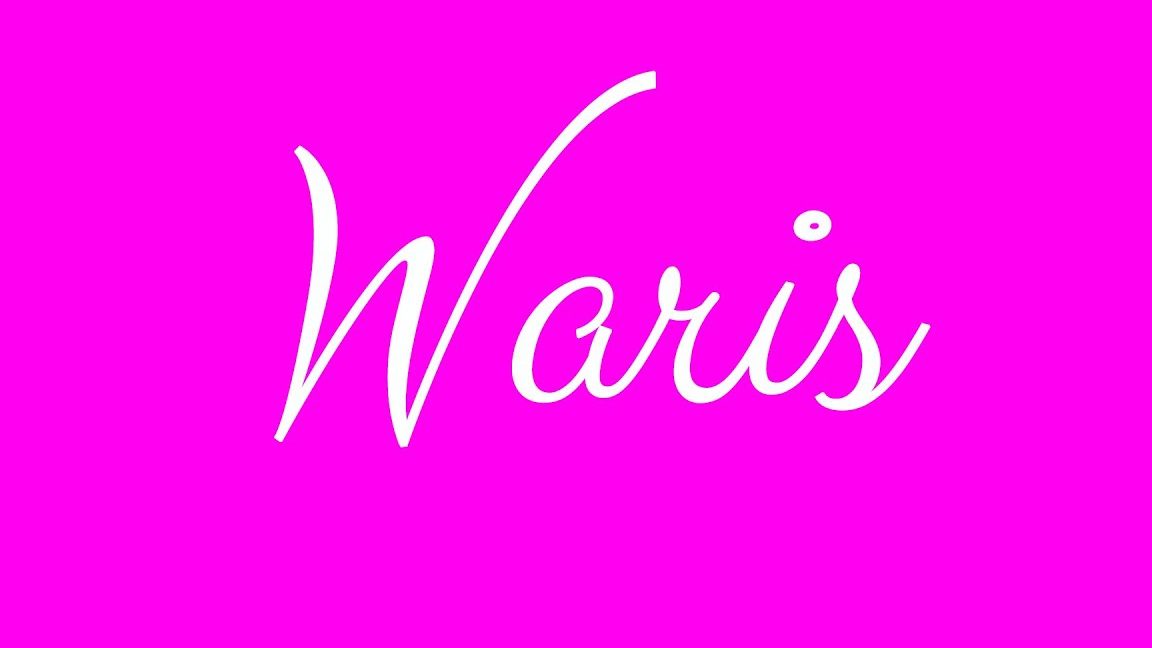WARIS SIGNATURE 1 waris signature